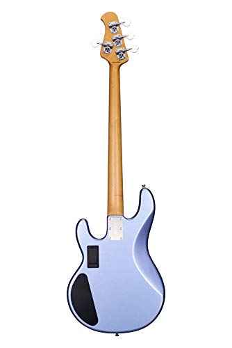 Sterling by Music Man 4 String Bass Guitar, Right, Lake Blue Metallic (RAY4HH-LBM-R1) - Les Beatles, Paul McCartney, John Lennon, RIngo Starr, George Harrison Sterling by Music Man 4 String Bass Guitar, Right, Lake Blue Metallic (RAY4HH-LBM-R1) – Image 4