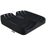 COEHSFY-N1 Cojines de Asiento de Espuma viscoelástica, Almohadilla Gruesa para coxis, Soporte Fuerte y Comodidad para sillas de Oficina Asiento de Coche sillas de Juegos de Comedor sillas de Ruedas.