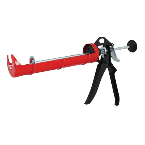 Performance Tool W54295 Heavy Duty 10oz Caulking Gun - Durable and Efficient Sealant Dispenser for Home and Industrial Use