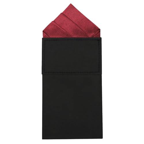 Image of Mens Pre-Folded Pocket Squares on Card Pocket Handkerchief for Suit Accessories
