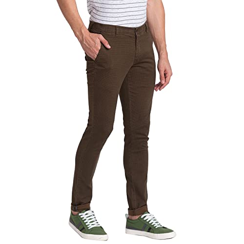 Image of Parx Cotton Black Casual Trouser for Men
