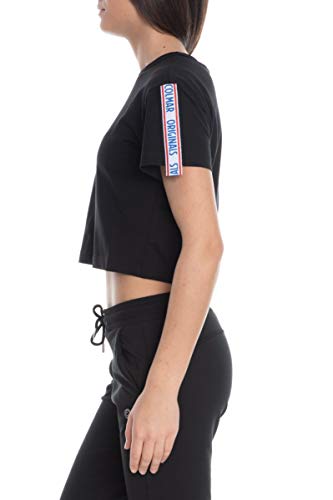 T-shirt noir manche courte col rond vêtement mode masculine été classique