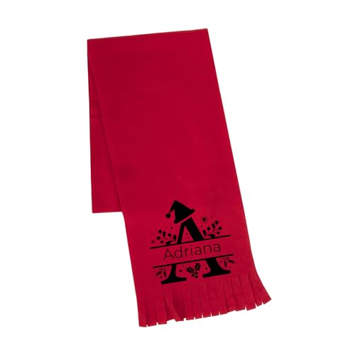 Custom Christmas Scarf for Women, Red Scarf Men, Perfect for Winter and Fall Seasons2