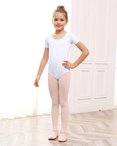 Image of Stelle Leotard for Girls Black Ballet Dance Leotard Gymnastics Outfits with Bow Back (Toddler /Little /Big Kids)