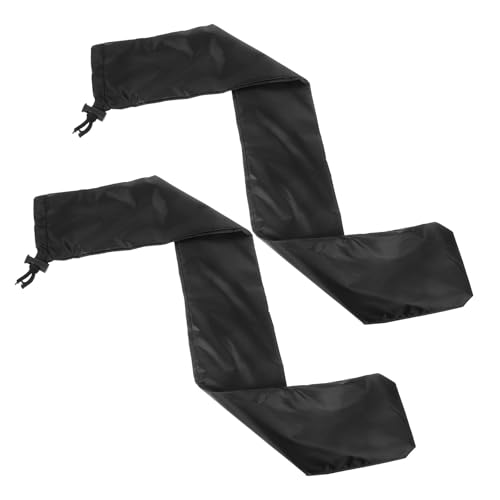 JUMPLAWN Protector para Escobillas de Coche Resistente al Agua Funda Protectora contra Excrementos de Aves y Suciedad Cubierta para Limpiaparabrisas Fácil de Instalar de Negro