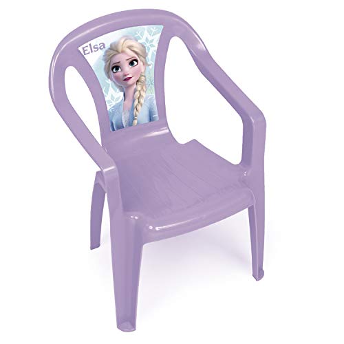ARDITEX Chaise en Plastique pour Enfant Elsa La Reine des Neiges II, Chaise d'extérieur de Jardin, Lilas