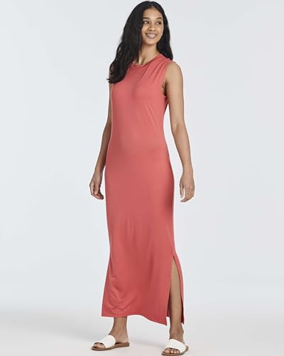 Image of Real Essentials 3 Pack: Women's Maxi Tank Dress | Sleeveless Casual Long Lounge Dress (Plus