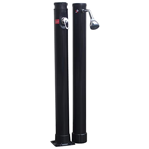 Planet Pool Ducha solar de 20 l, 2 piezas Cover