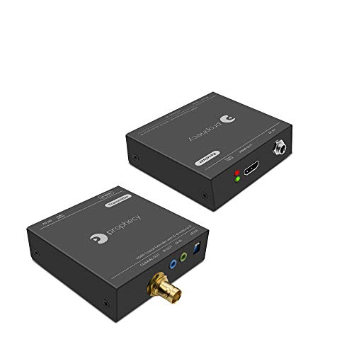 Exclusive Discount 80% Offer gofanco Prophecy 1080p HDMI Extender Kit Over a Coaxial Cable – 120m (394ft) @1080p 60Hz HDMI Over Coax, Bi-Directional IR, EDID,6.75Gbps, 7.1ch Audio (PRO-CoaxExt) Featured Product gofanco Prophecy 1080p HDMI Extender Kit Over a Coaxial Cable – 120m (394ft) @1080p 60Hz HDMI Over Coax, Bi-Directional IR, EDID,6.75Gbps, 7.1ch Audio (PRO-CoaxExt)