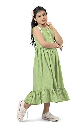 Image of Fashion Dream Girls Stripe Ruffle Hem Dress