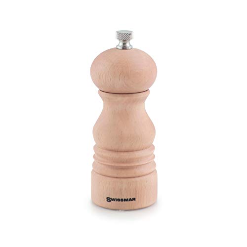 Swissmar Castell SMS1401CN - Molinillo de sal (acabado natural, 140 mm) Cover