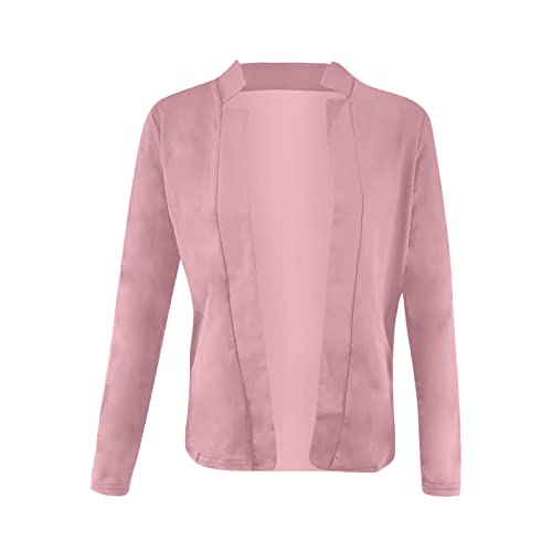 Women's Crop Blazers Professional Formal Clothes Office Business Casual Open Front Short Cardigan Trendy Suit Jackets3