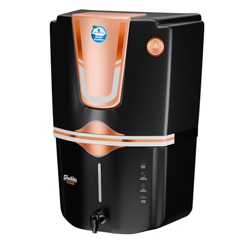 Image of AQUA D PURE 4x Technology with Copper Purification, 10 Stage RO Water Purifier with UV, UF, TDS Adjuster and 12 Liter Storage Tank, Best for Home and Offices (S92 Covered Copper RO)