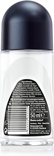 Nivea Roll On Men Deodorant Invisible Black and White Original Anti Perspirant 48 Hours Protection, 50 ml (Pack of 3) - Image 4