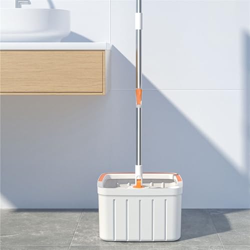 PBENO Bodenwischer Haushalt Nicht Hand Waschen Mopp Versenkbare Flache Mopp Saug Mit Eimer Mit Wischtuch Rotierenden Mopp Set – Bild 8