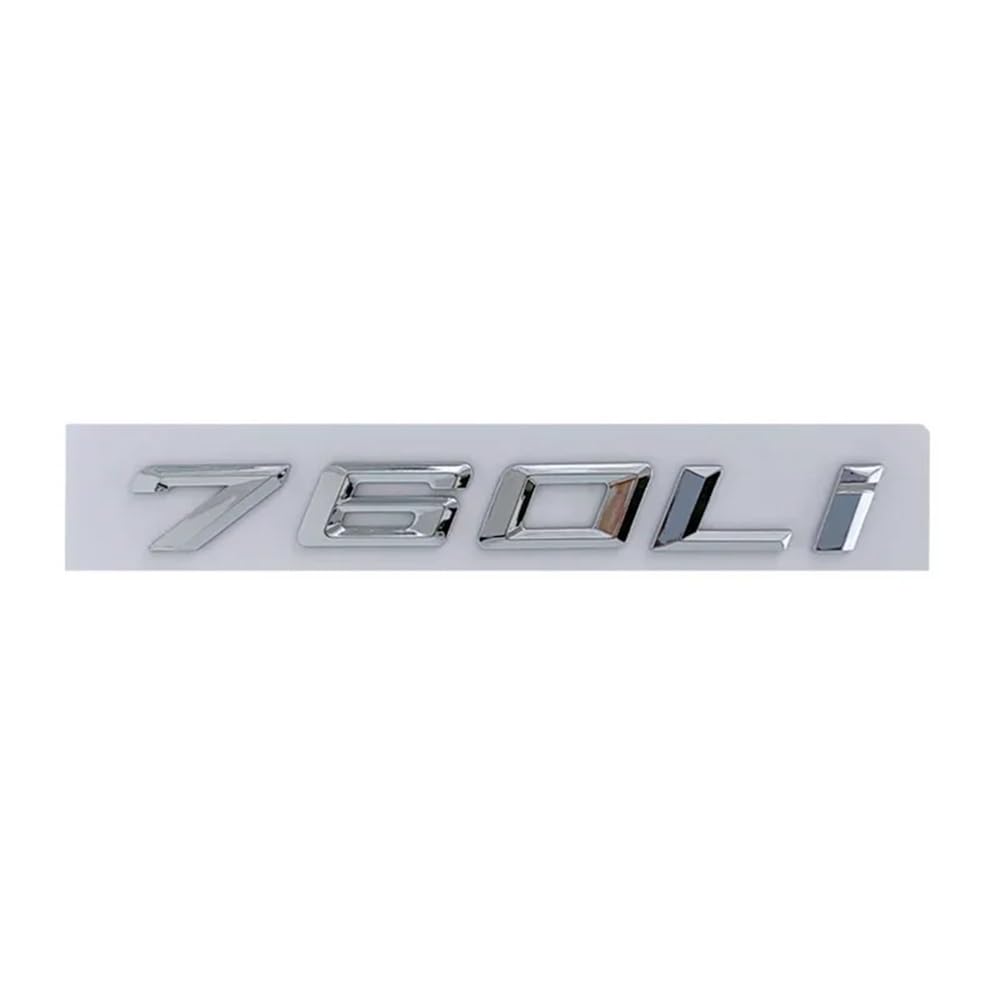 YTQMoreBNZ YYDStes ABS Car Sticker Trunk Emblem Badge Fender Side Decals Compatible With BMW 520Li 528Li 530Li 730Li 740Li 750Li