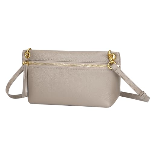 Over Earth Genuine Leather Crossbody Bags for Women Trendy Cross Body Purses Small Top Handle Handbag