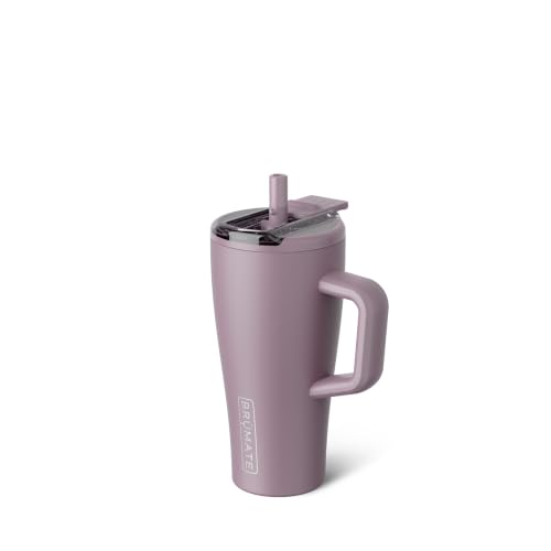 Image of BruMate Era Flip 20oz Kids Tumbler with Covered Flip Down Straw | 100% Leakproof Insulated Kids Cup | Made of Stainless Steel | Cup Holder Friendly | 20oz (Lilac Dusk)