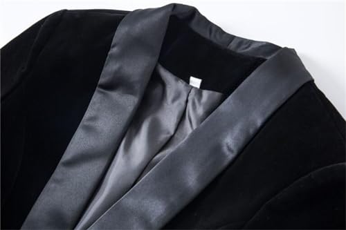 Winter Velvet Women Blazer Jacket Coat Evening Party Christmas Sparkly Cardigan Coat3