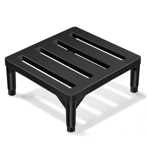 Image of DVI Heavy Duty Black Plant Stand | Pack of 1 | Strong, Durable, Rust-Proof | Supports Up to 200 Kg | Indoor & Outdoor Use | Pot Stand for Big Size Plants | All Weather Resistant Pot Stand