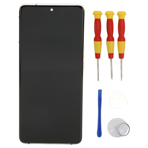 6.8 OLED Original for Samsung Galaxy S21 Ultra, LED LCD Display Touch Screen Digitizer Assembly S21ultra 5G LCD Screen Replacement with Black Frame, Tested Before Shipping