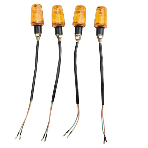 Clignotants moto 12V avec ampoule ambre haute visibilité pour sécurité nocturne