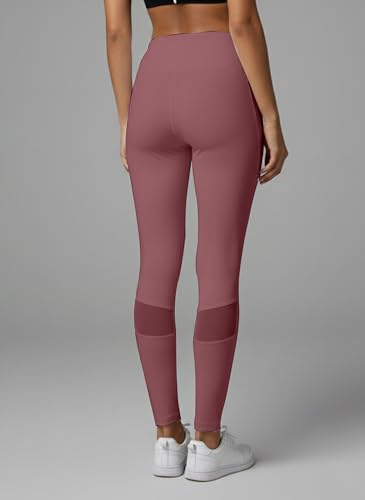 Image of Mehrang Gym wear Mesh Legging Workout Pants with Side Pocket /Stretchable Tights /Highwaist Sports Fitness Yoga Track Pants for Women Leggings for Gym