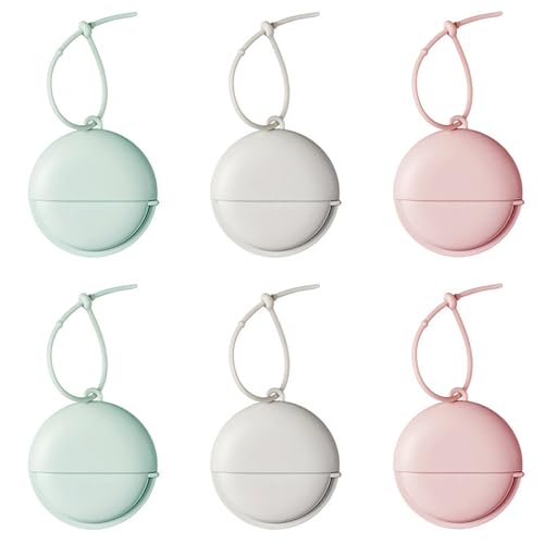 Sunch Craft 6 Boxes 300 Sheets Paper Soap Sheets Portable Travel Disposable Hand Washing Soap Paper (ROUND)