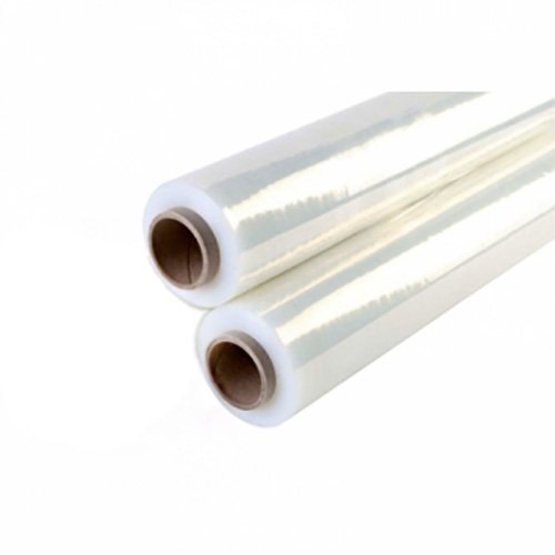 2x Stretchfolie Transparent / durchsichtige Wickelfolie / Folie - 50cm 300m 17my