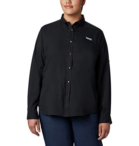Columbia Women’s PFG Tamiami™ II Long Sleeve Shirt, Black, X-Large - Thumbnail 6