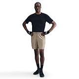 Nike Form Vielseitige Dri-Fit Herrenshorts Ohne Futter (Ca. 18 cm), Desert Khaki/Black, DV9857-251, S