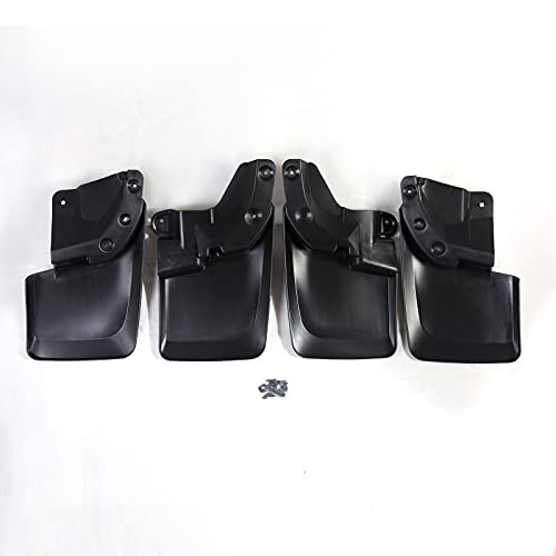 Image of Car Mud Guards Fender Drape Kit with Bullets Fits Toyota Tacoma 2016 2017 2018 2019 2020 Does NOT Apply to Vehicles Without Over Fenders