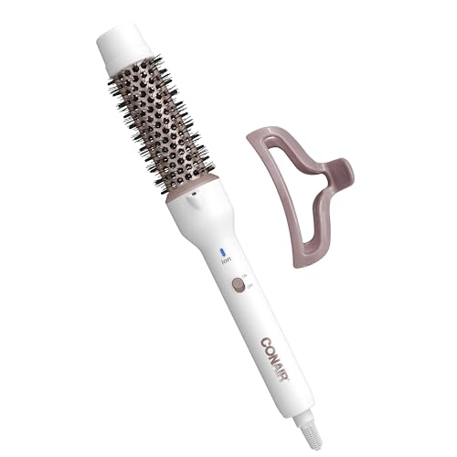 Conair Double Ceramic 1¼-Inch Thermal Brush, Heated Round Brush f...