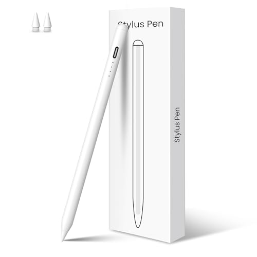 MEKO Lápiz para iPad 2018 2026, Stylus Pencil con Carga Rápida, Detección de Inclinación y Rechazo de Palma, Compatible con iPad 6 11ª, Air 3 5ª/11/13 M2 M3