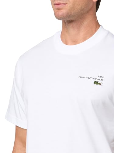 Lacoste Mens Classic Fit Elevated Tennis Graphic T-Shirt3