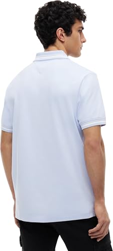 Tommy Jeans Herren Poloshirt Tipped Regular Fit, Blau (Moonlight Iris), XS – Ansicht 2