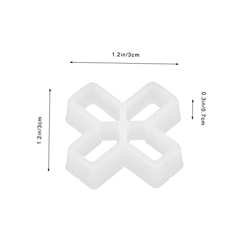 jojofuny 200 Unidades De Nivelamento De Azulejos De Nivelamento De Espaçadores De Ladrilhos Espaçado