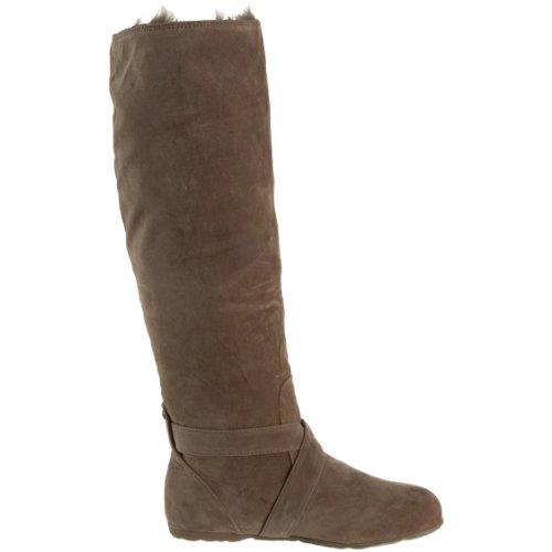 Madden Girl Women's Lacosta Faux Shearling Knee-High Boot,Taupe,6.5 M Us #TOP5