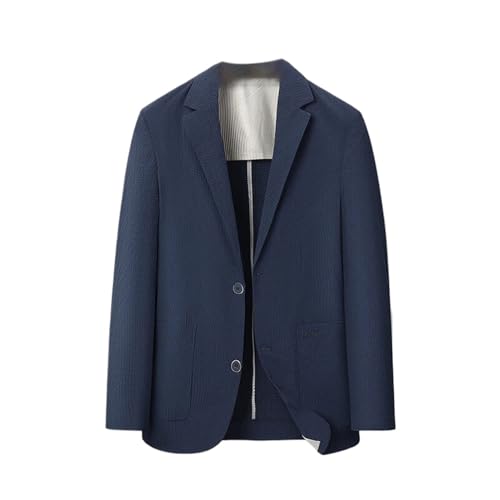 Veste de costume pour homme coupe mince vêtement business casual léger été sans repassage