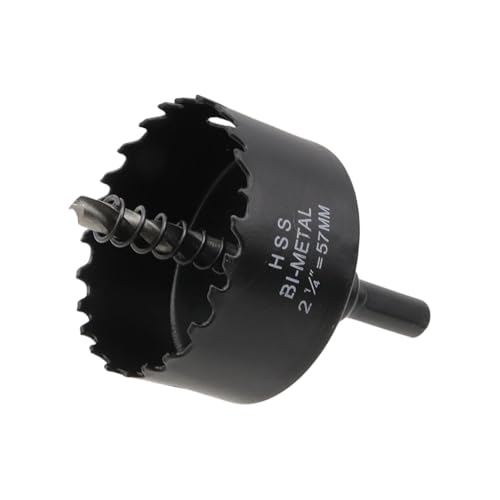 Image of 2-1 /4 inch Dia Hole Saw Bi-Metal Hole Cutter for Thin Metal Wood and Plastic Cutting
