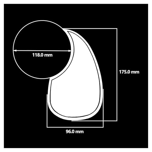 Pickguard guitare ormeau pour masquer les rayures et rénover votre table - 4