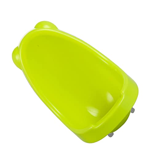 ULDIGI 1個 便器 カエル おしっこ トレーニング トイレ トイレトレーニングステッカー 男の子のトイレの尿 排尿 車のトイレ ポータブルトイレ シート パラ Green 環境保護pp素材