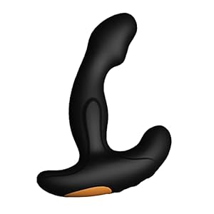 Anale Plug Anale vibrators Trillingsmodi voor hem met afstandsbediening binnen, Butt Plug Mannen Siliconen Anale Vibrator met 10 trillingsmodi,Black
