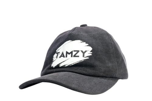 Image of TAMZY Unisex 100% Solid Denim Adjustable 5 Panel Dad Hat Cap | Shade Flex Caps for Summer, Outing| H Buckle Hat for Men & Women | DTF Print Sports Cap | Stylish Outdoor Sun Protection Cap