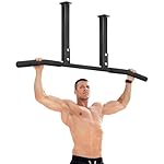 ATENTO Pull Up Bar, Chin Up Bars Ceiling Mount, Workout for Home Gym, Beam, Crossfit - Heavy-Duty, Foam Grip, Easy installation