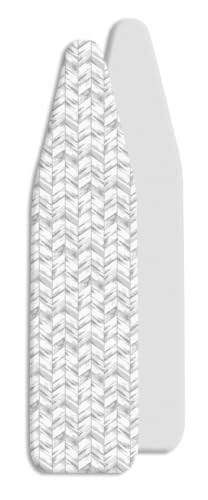 Image of Whitmor Reversible Ironing Board Cover with Extra-Thick 9mm Fiber Pad Fits 15 x 54 in