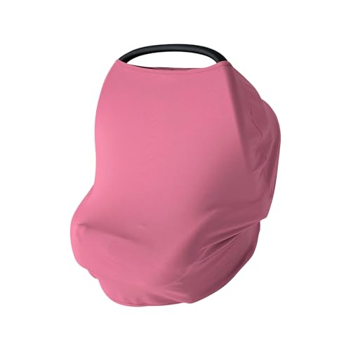 PurComfy Baby Car Seat Cover, Supersoft Bamboo Viscose Carseat Cover for Infant Boys & Girls, Breathable Multi-Use Breastfeeding Covers, Canopy for Ca