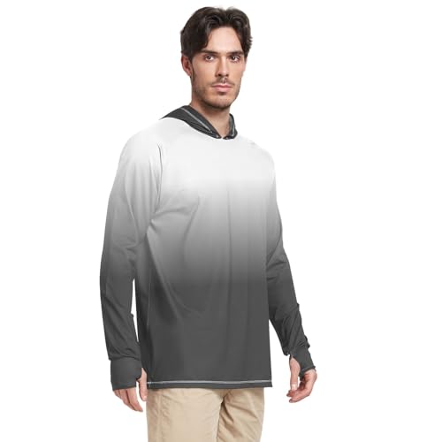 Mens Sun Protection Shirts UPF 50+ Fishing Hiking Shirt UV Shirts Long Sleeve Sun Protection T-Shirt2