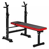 Venbytech for Adjustable Weight Bench with Squat Rack, Home Gym Strength Workou...