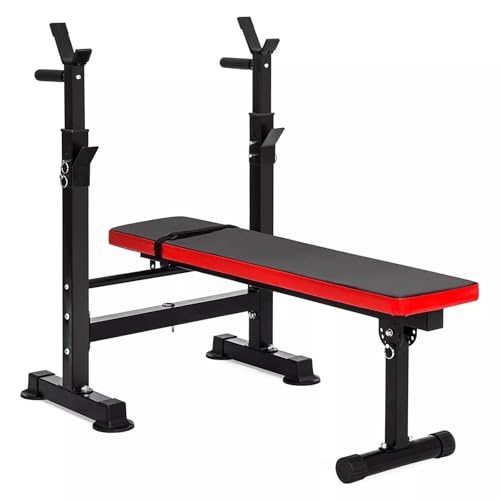 Venbytech for Adjustable Weight Bench with Squat Rack, Home Gym Strength Workou...